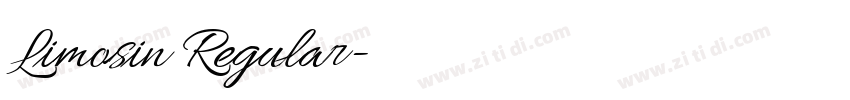Limosin Regular字体转换